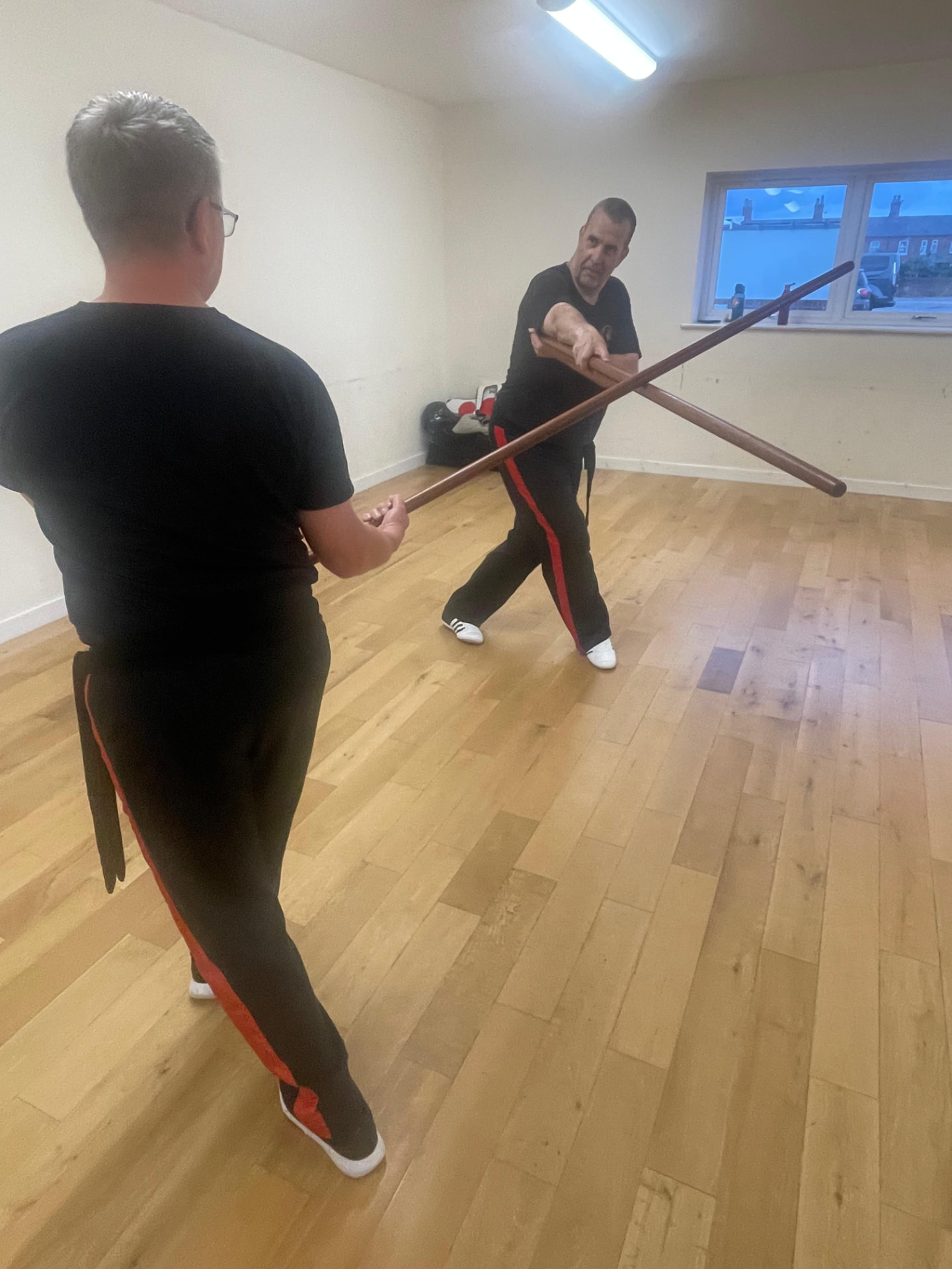 Staff training with Brian