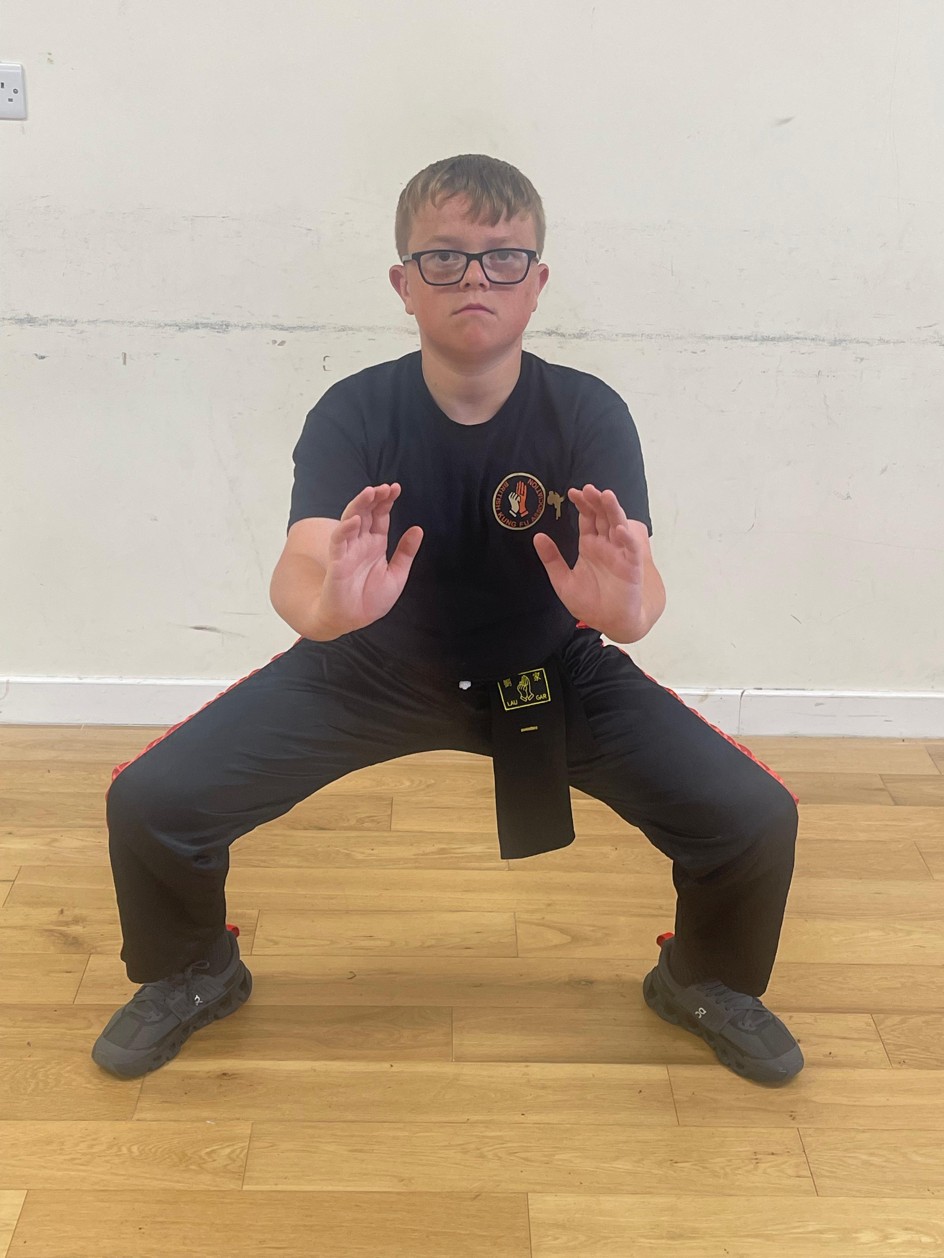 Junior stance practice